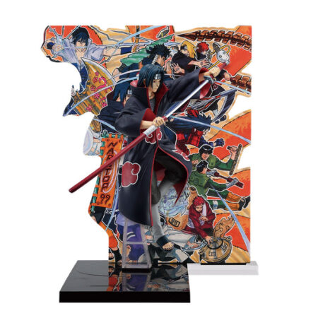 NARUTOP99 - Sumptuous and Gorgeous Ninja Picture Scroll - Itachi Uchiha Figure (NARUTOP99 Commemorative background panel illustrated by Masashi Kishimoto is included.）Ichiban-Kuji