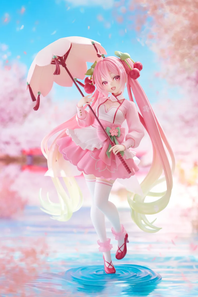 Hatsune Miku AMP+ Figure - Sakura Dress Ver.